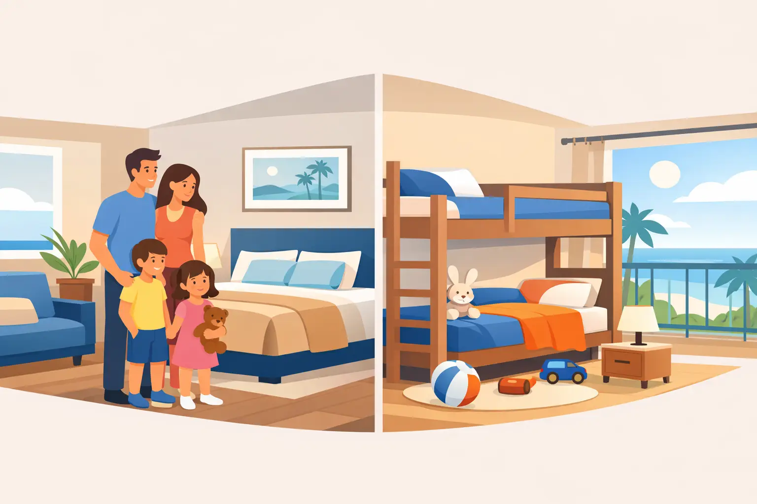 Family Friendly Condos With Separate Bedrooms