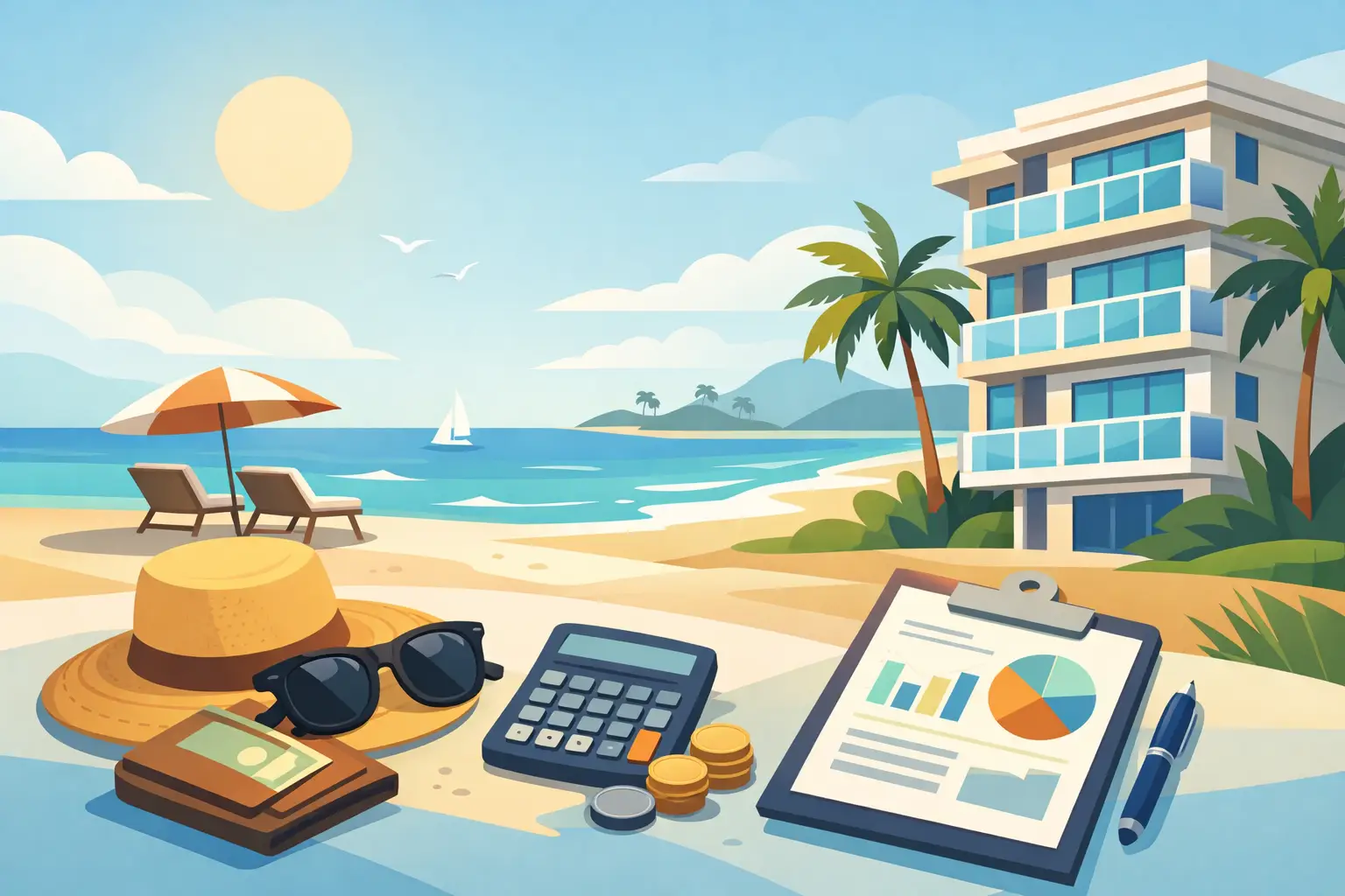 Weeklong Florida Beach Condo Budget Example