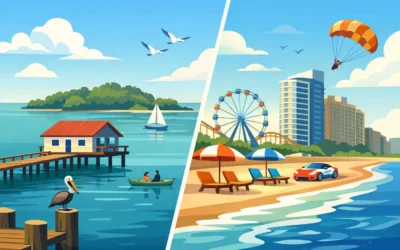 Cedar Key vs Daytona Beach Vacation Choices