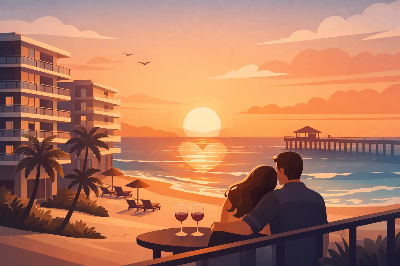 Romantic Oceanfront Condos in Daytona Beach