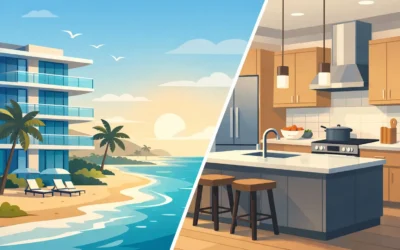 Beachfront Condo With a Full Kitchen in Florida
