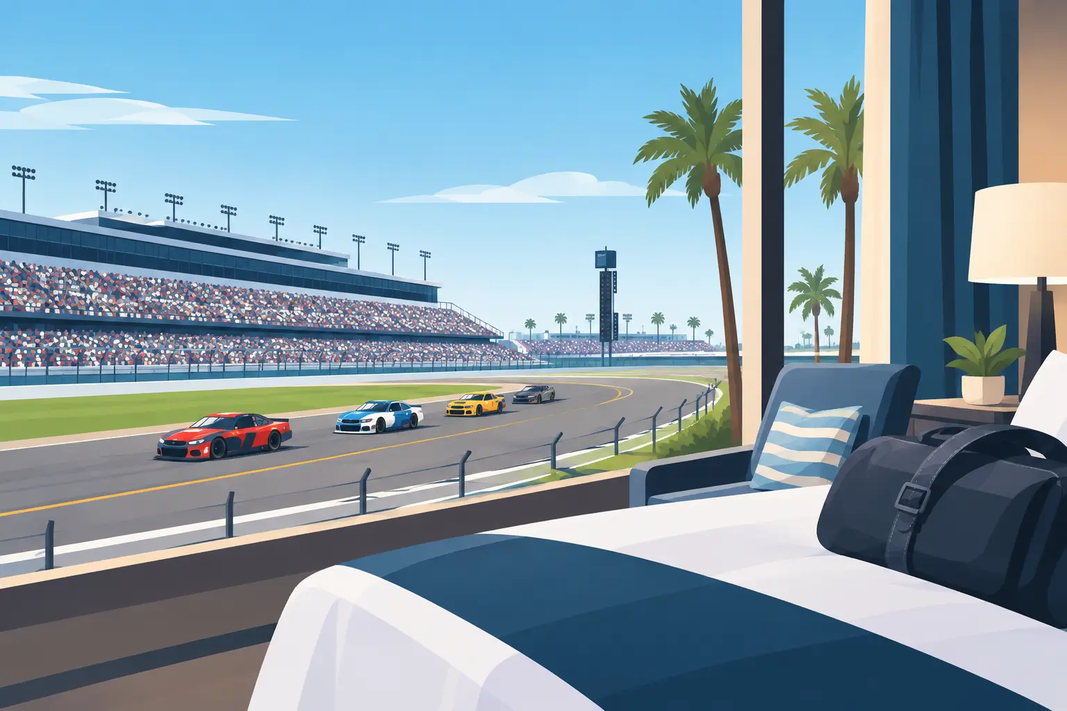 Daytona Speedway Race Weekend Stay Example Daytona Speedway Race Weekend Stay Example